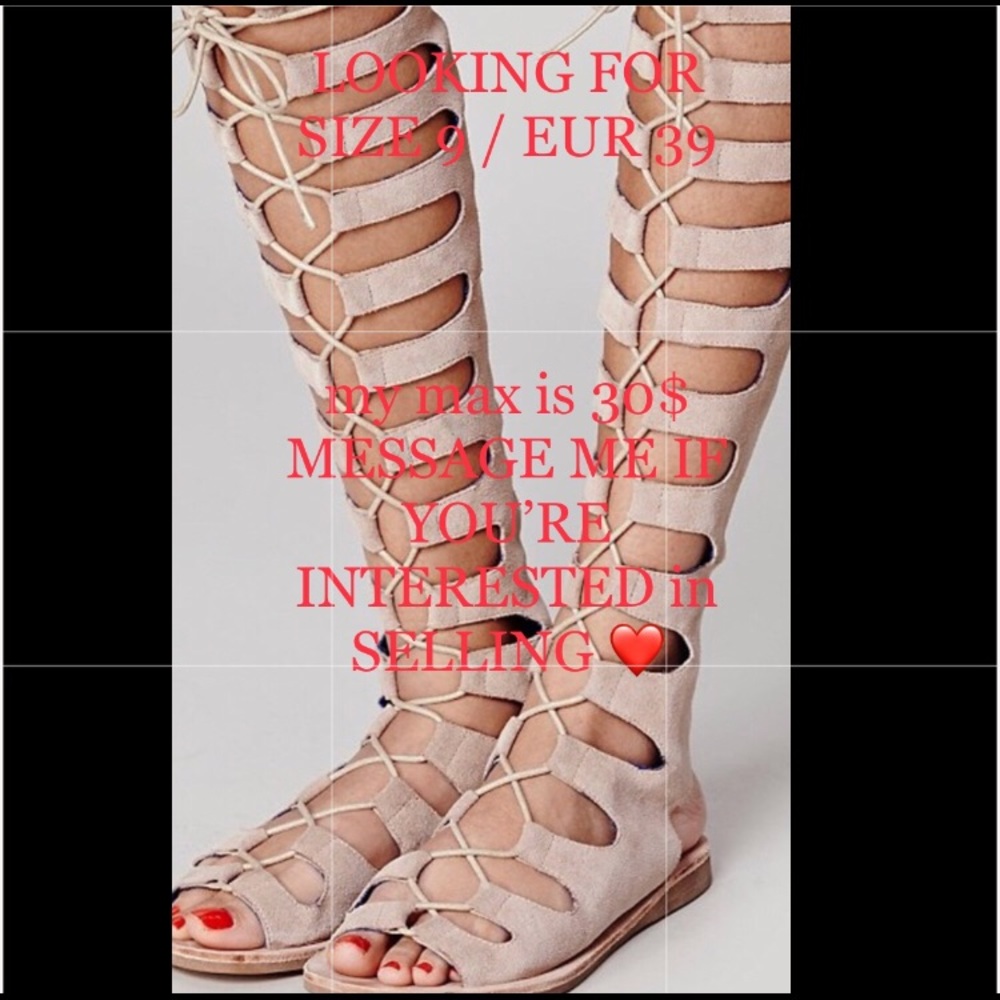 I am LOOKING for these sandals! Free People 9